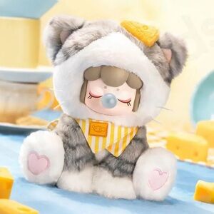 NEW✨ Rolife Nanci Tea Time Kitties Plush Series Confirmed Sweet Cheese Gray Cat
